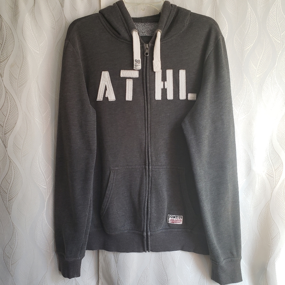 Full Zip Up Drawstring Hoodie
